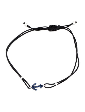 Effy Jewelry 14K Sapphire Novelty Anchor String Bracelet
