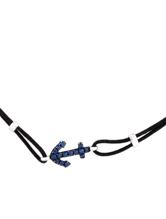 Effy Jewelry 14K Sapphire Novelty Anchor String Bracelet