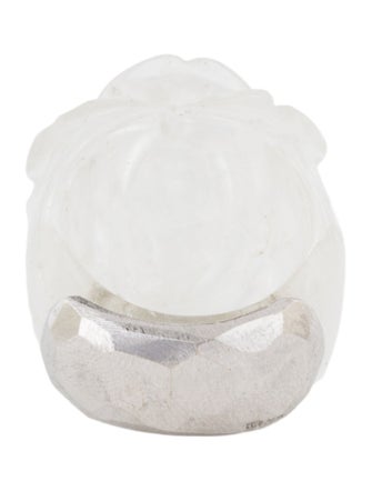 Effy Jewelry 18K Carved Quartz Flower Cocktail Ring