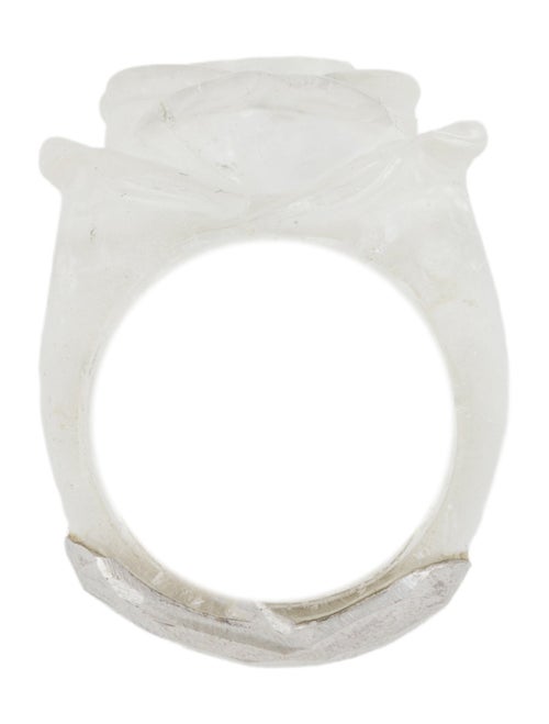 Effy Jewelry 18K Carved Quartz Flower Cocktail Ring