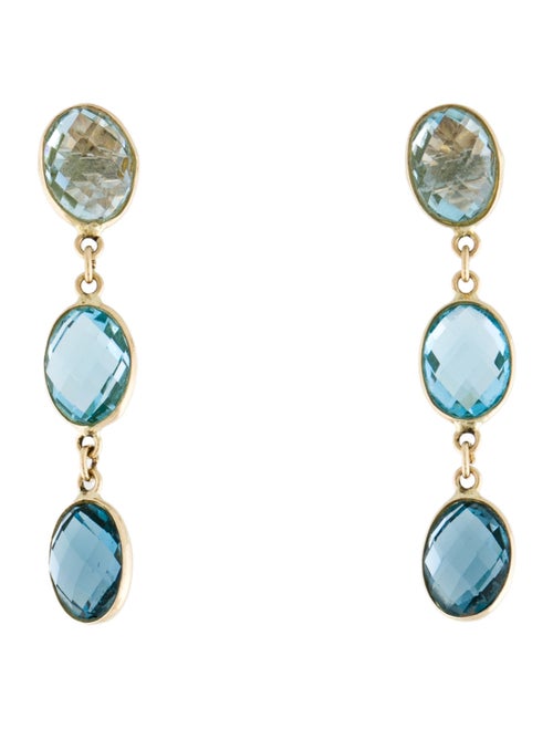 Effy Jewelry 14K Topaz Drop Earrings