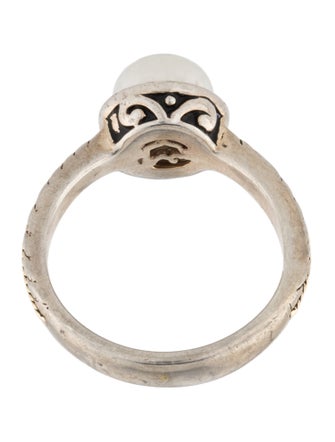 Effy Jewelry Two-Tone Pearl Cocktail Ring