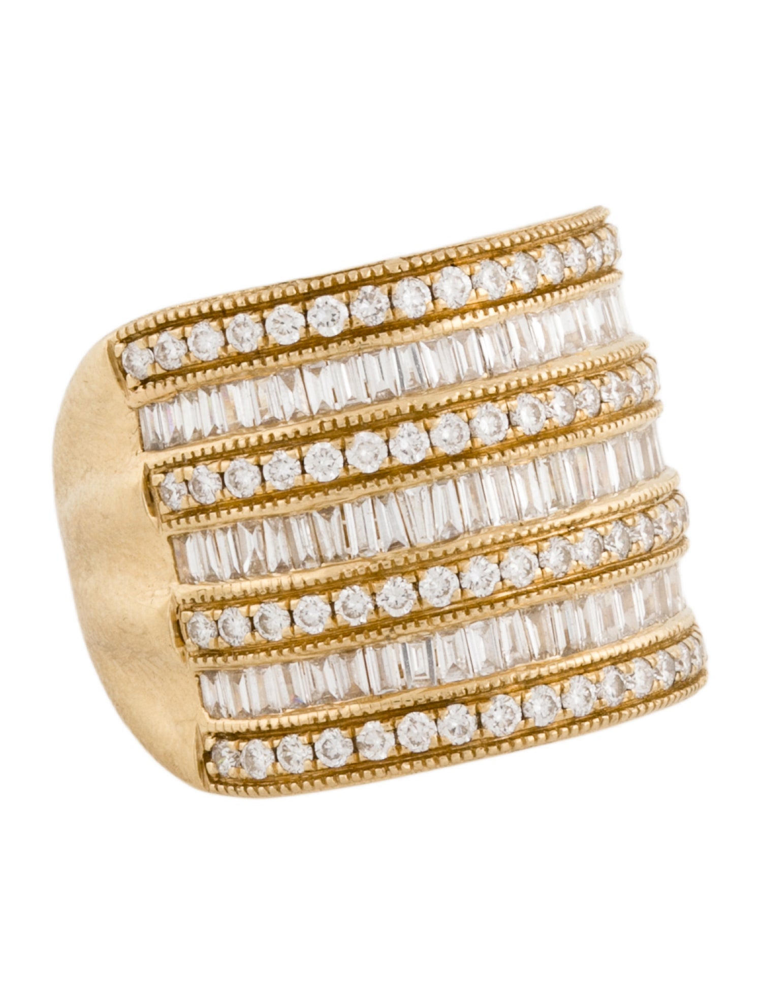 Effy Jewelry 14K1.60ctw Diamond 7-Row Band