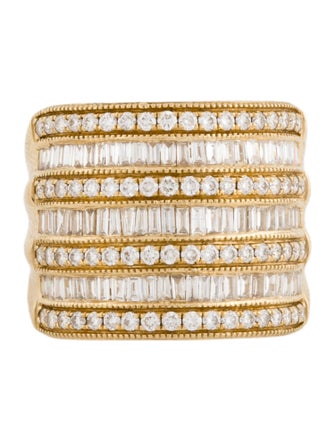 Effy Jewelry 14K1.60ctw Diamond 7-Row Band