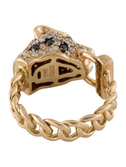 Effy Jewelry 14K Emerald & Diamond Panther Ring