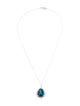 Effy Jewelry 14K Topaz & Diamond Pendant Necklace