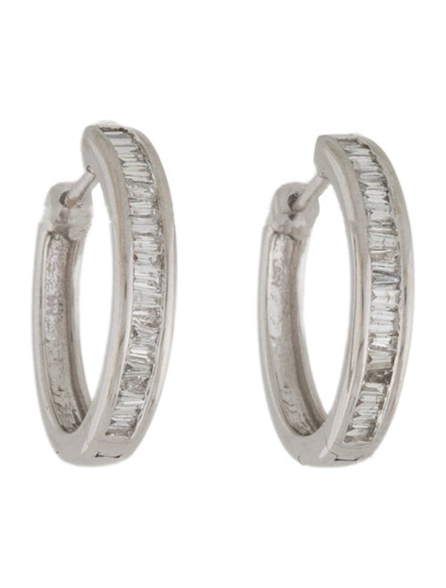 Effy Jewelry 14K Diamond Hoop Earrings