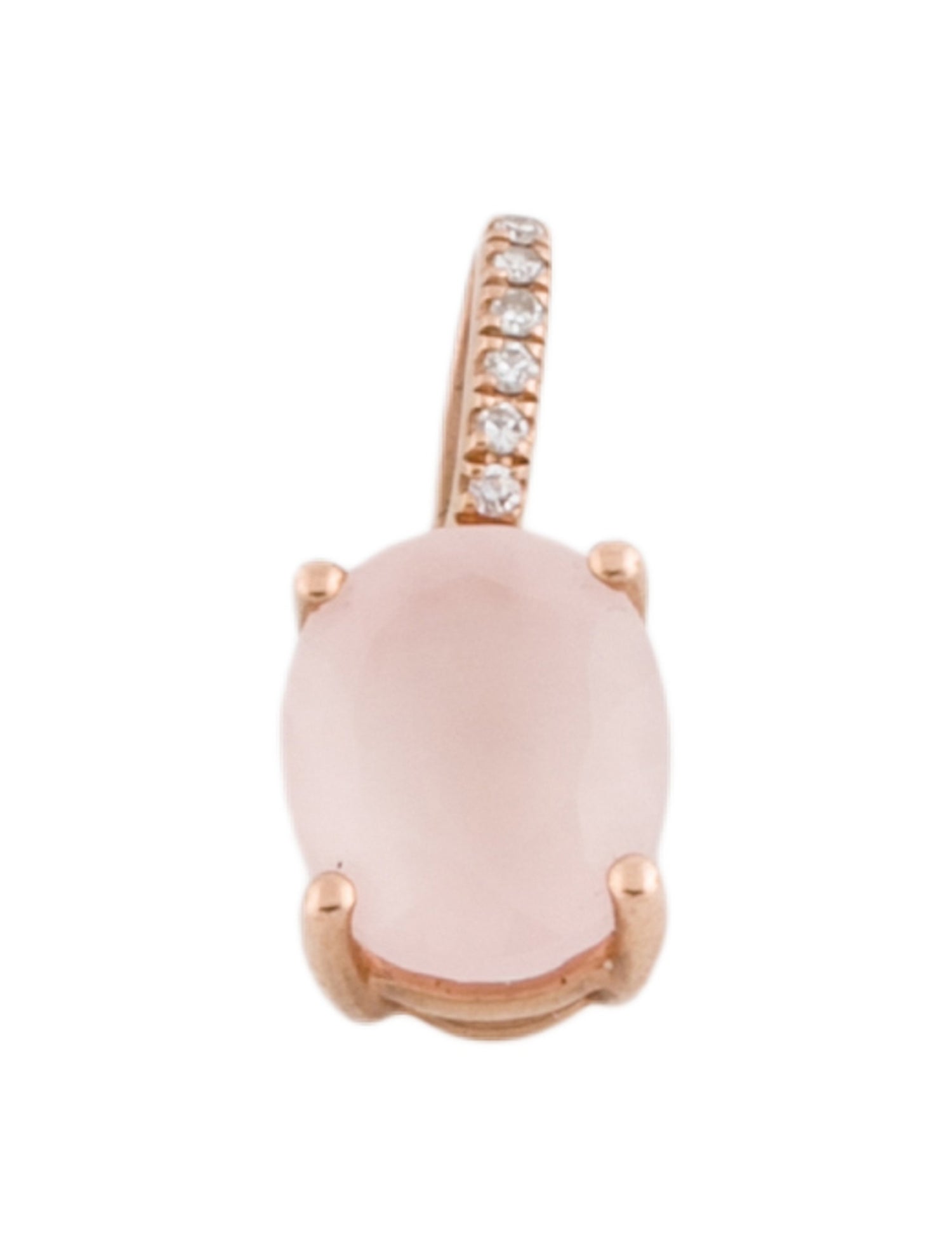 Effy Jewelry 14K Rose Quartz & Diamond Pendant
