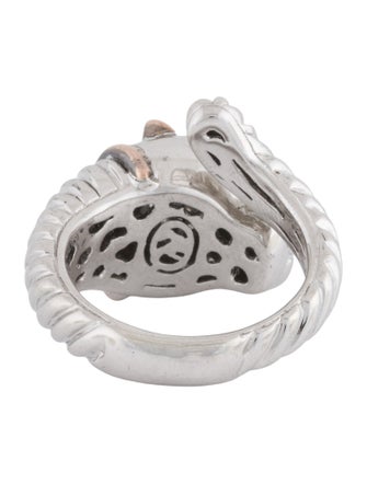 Effy Jewelry Tsavorite & Diamond Panther Ring