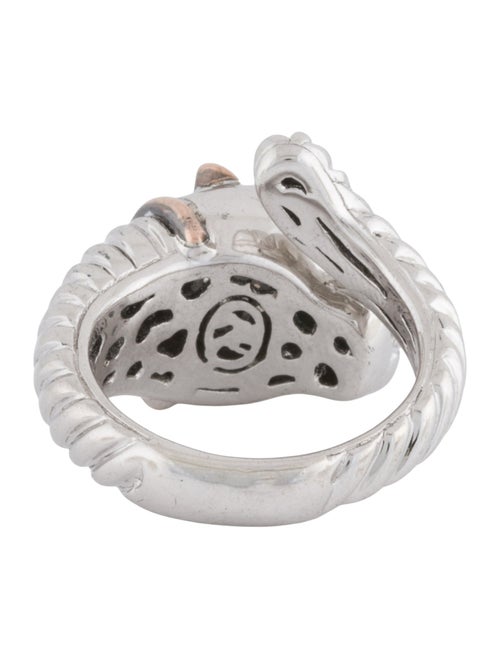 Effy Jewelry Tsavorite & Diamond Panther Ring