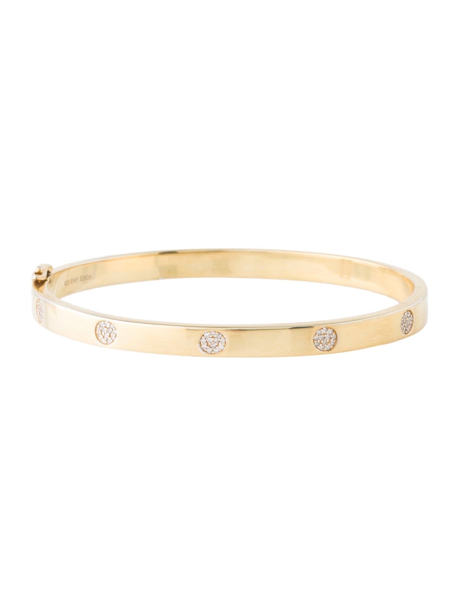 Effy Jewelry Diamond Hinged Bracelet Bangle