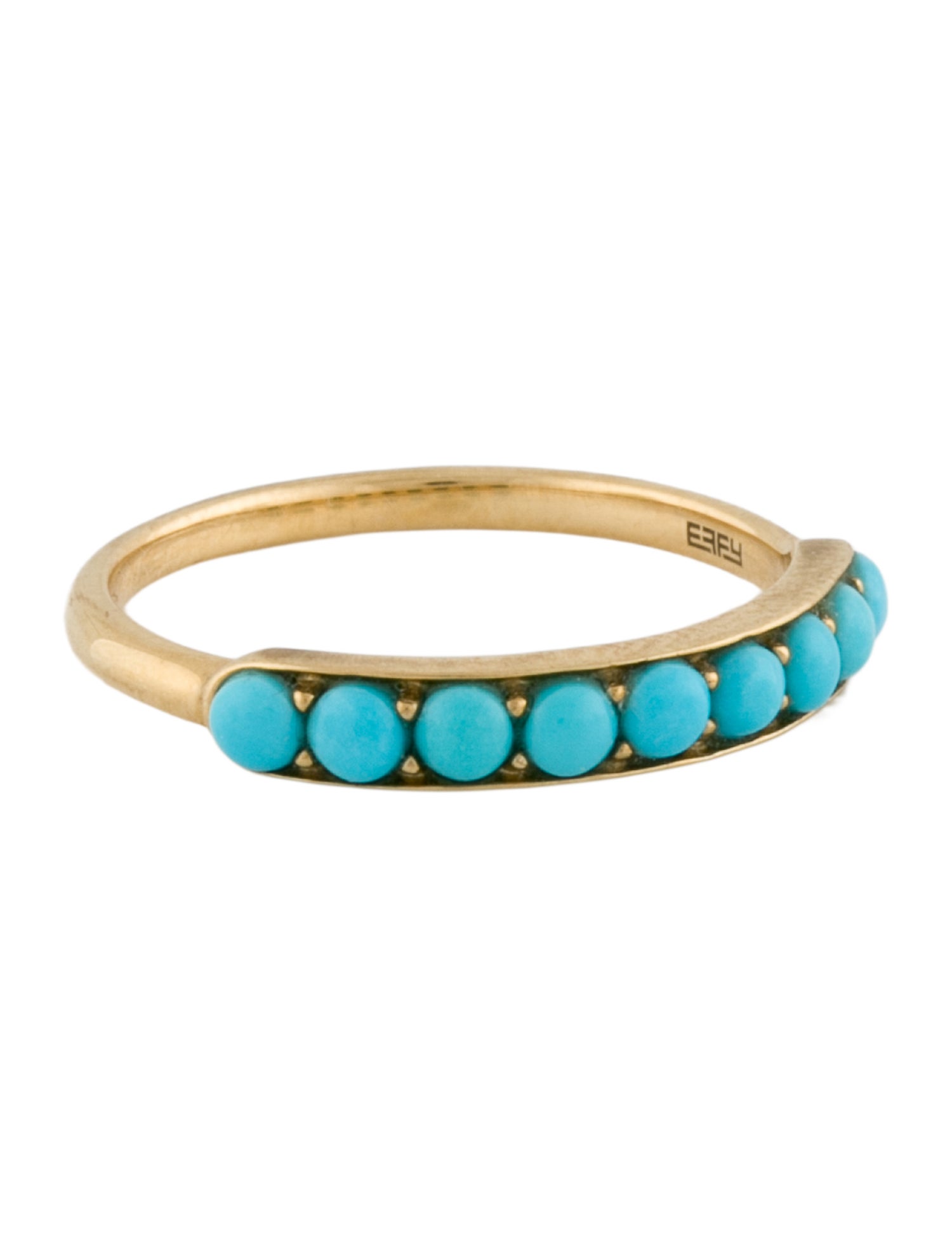 Effy Jewelry 14K Turquoise Band Ring