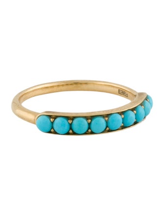 Effy Jewelry 14K Turquoise Band Ring