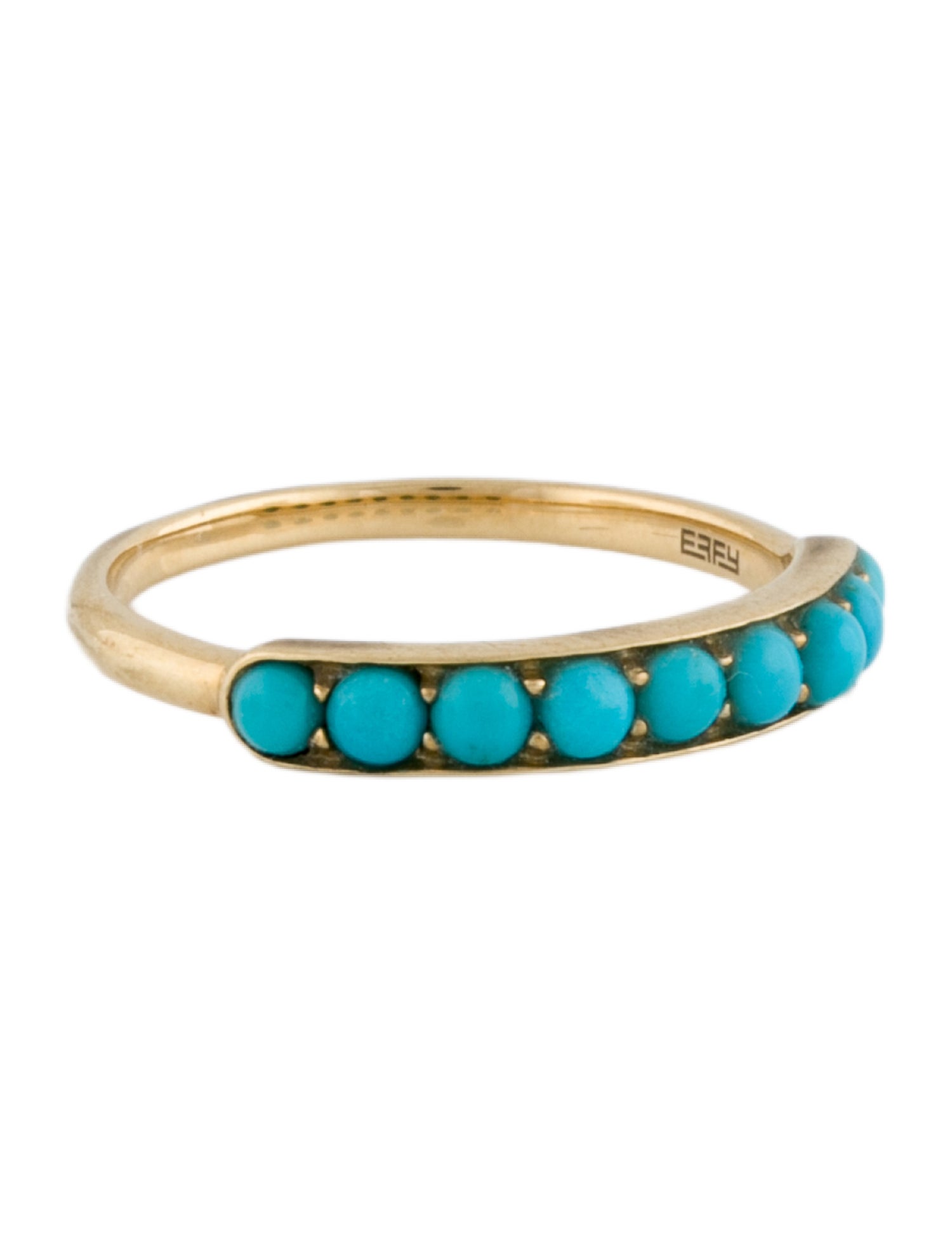 Effy Jewelry 14K Turquoise Band Ring