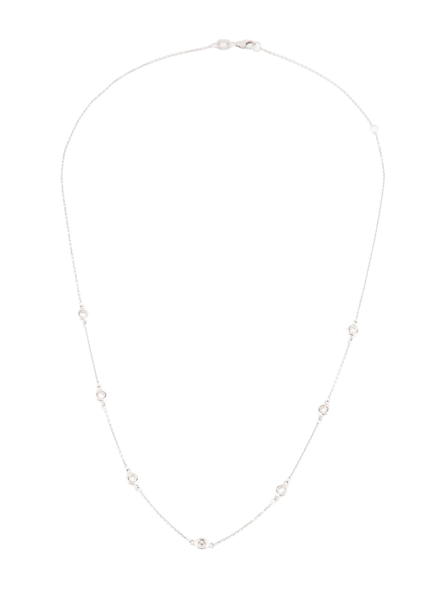 Effy Jewelry 14K Diamond Seven Station Necklace