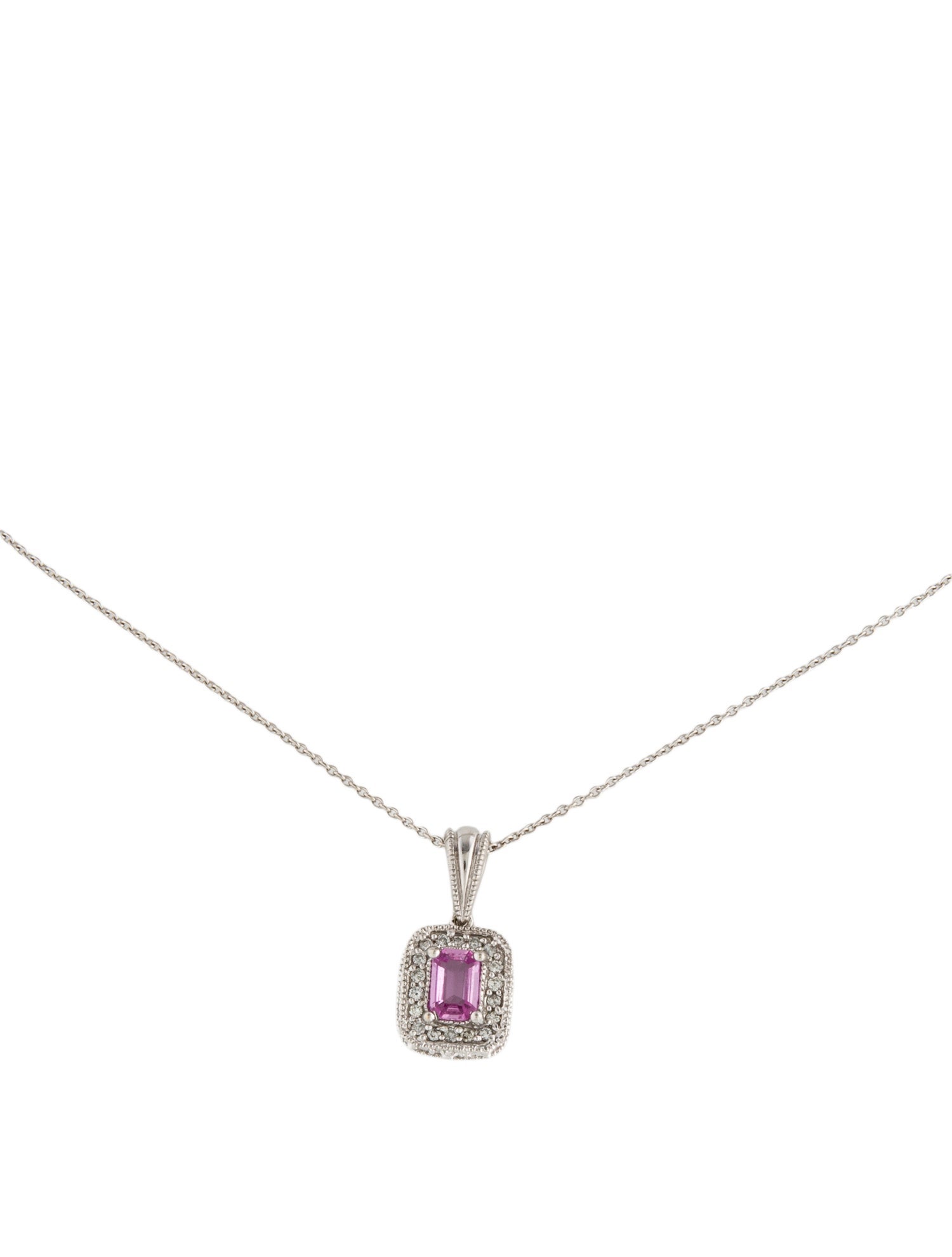 Effy Jewelry 14K Sapphire & Diamond Pendant Necklace
