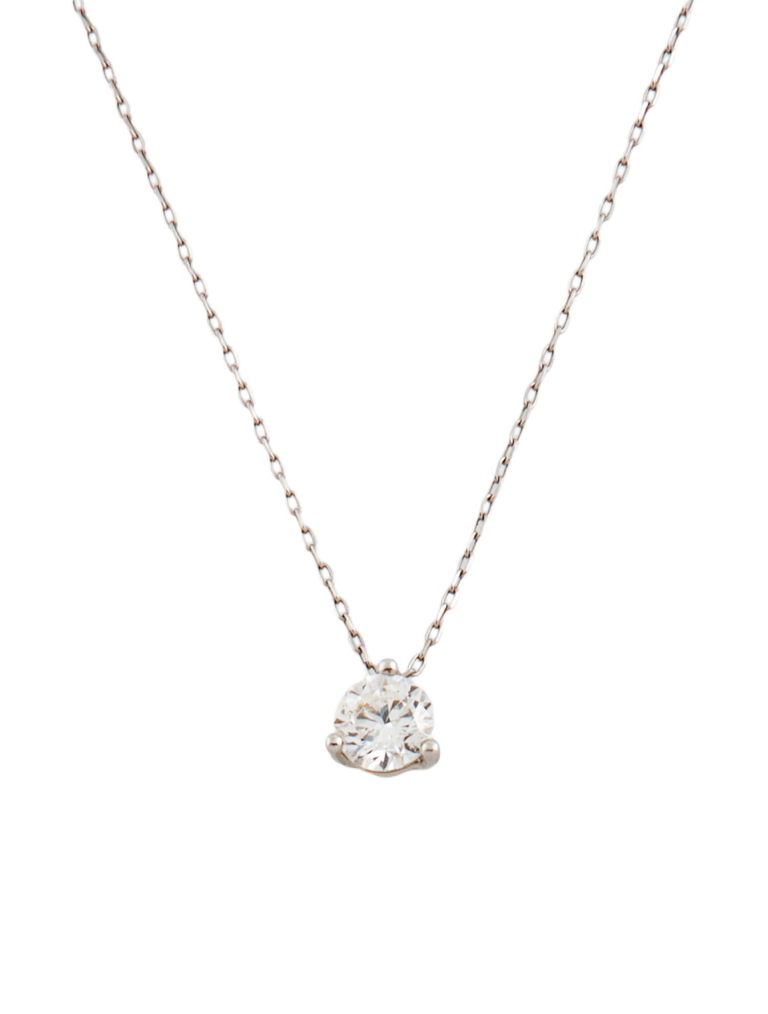 Effy Jewelry 14K 1.00ct Lab-Grown Diamond Pendant Necklace