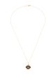Effy Jewelry 14K Sapphire & Diamond Evil Eye Pendant Necklace