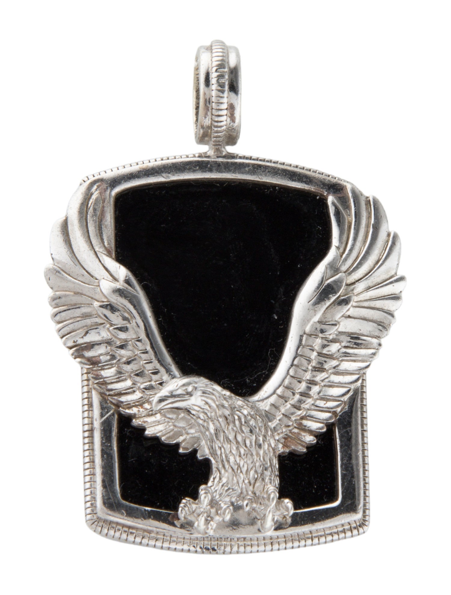 Effy Jewelry Onyx Eagle Pendant