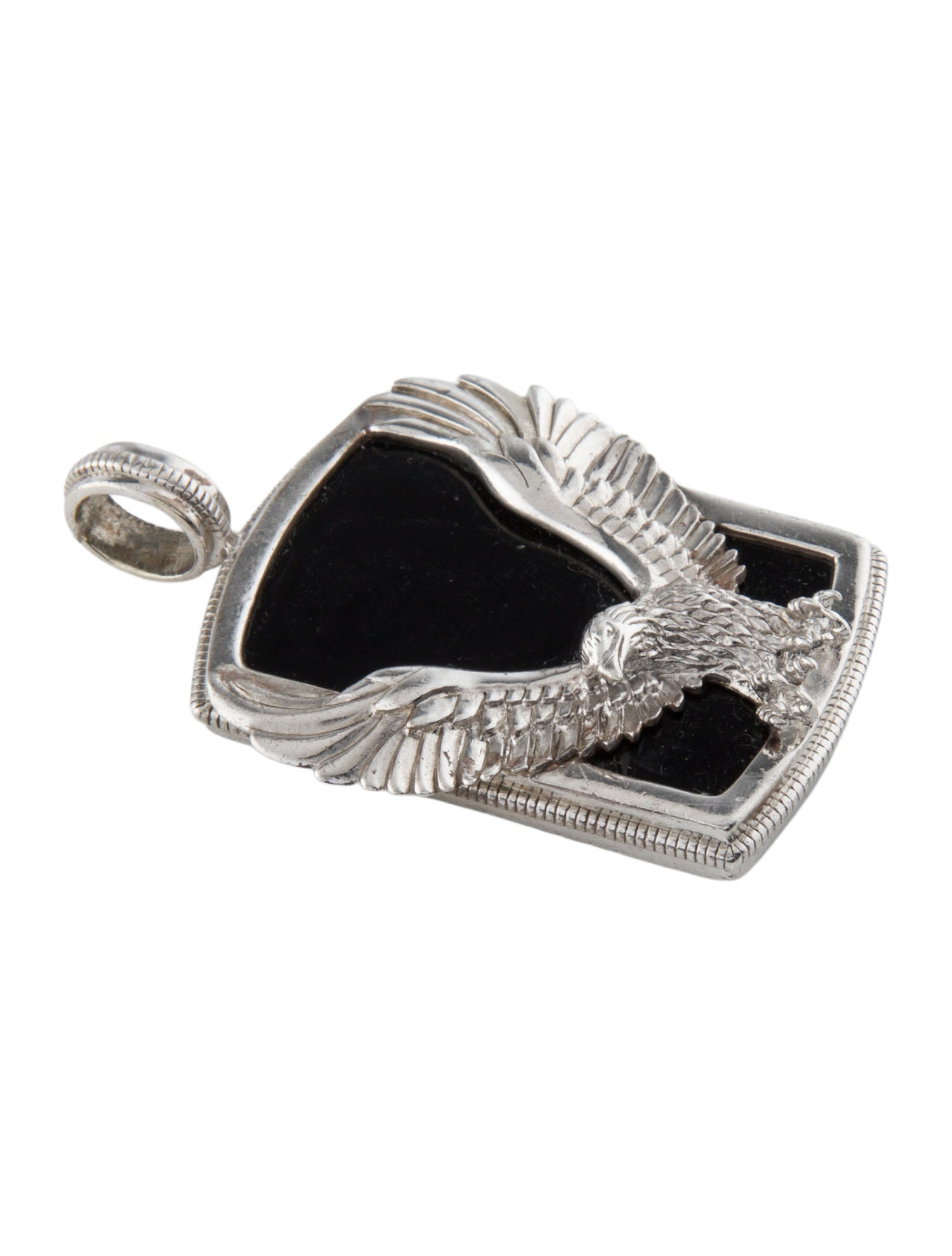 Effy Jewelry Onyx Eagle Pendant