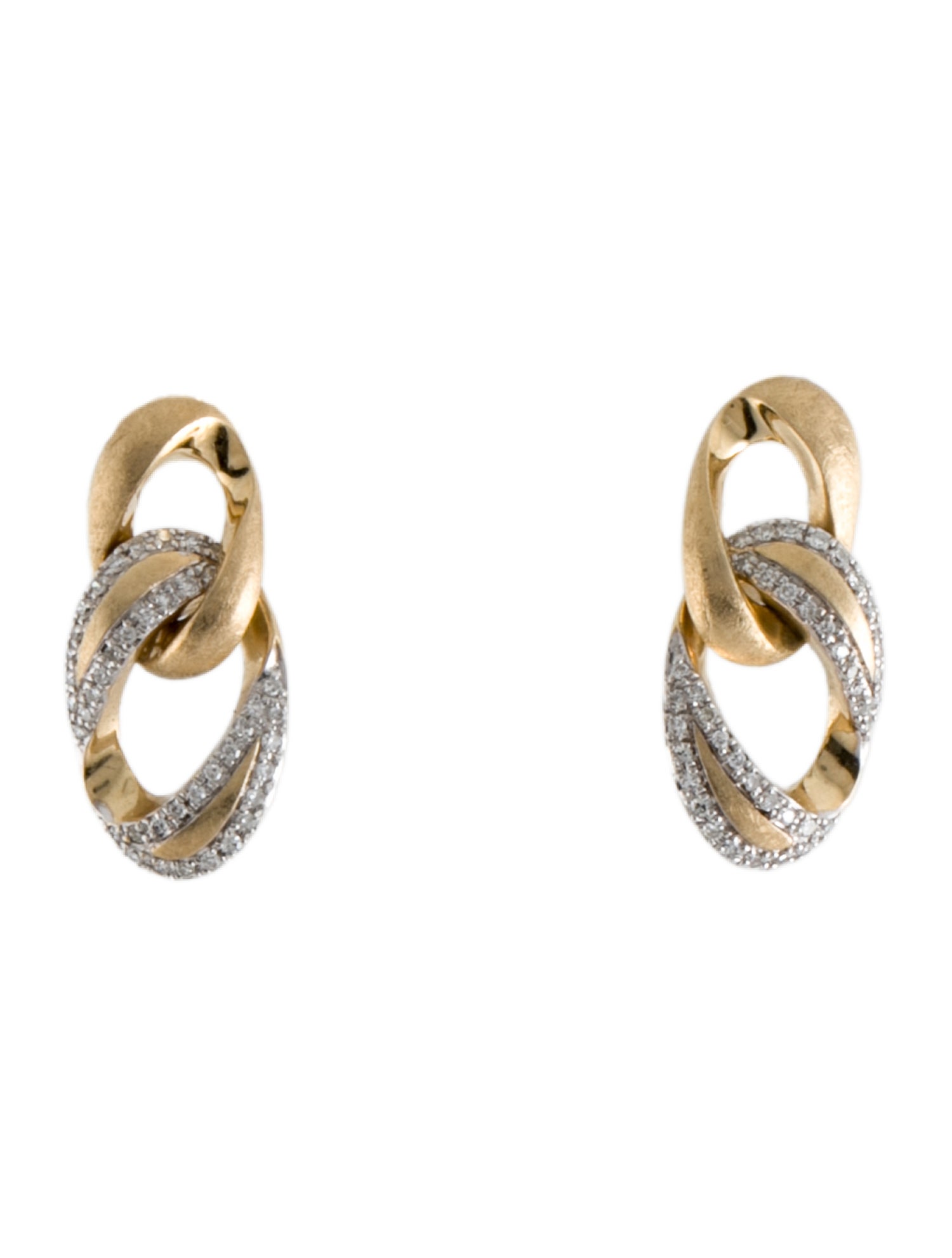 Effy Jewelry 14K Diamond Drop Earrings