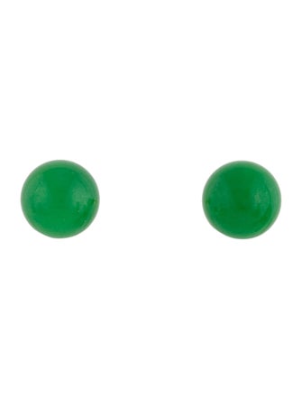 Effy Jewelry 14K Dyed Jadeite Stud Earrings