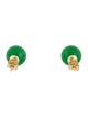 Effy Jewelry 14K Dyed Jadeite Stud Earrings