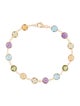 Effy Jewelry 14K Multi-Stone Station Bracelet