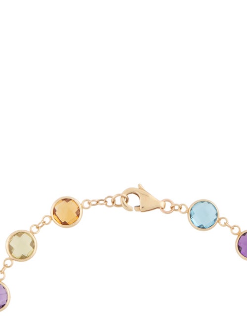Effy Jewelry 14K Multi-Stone Station Bracelet