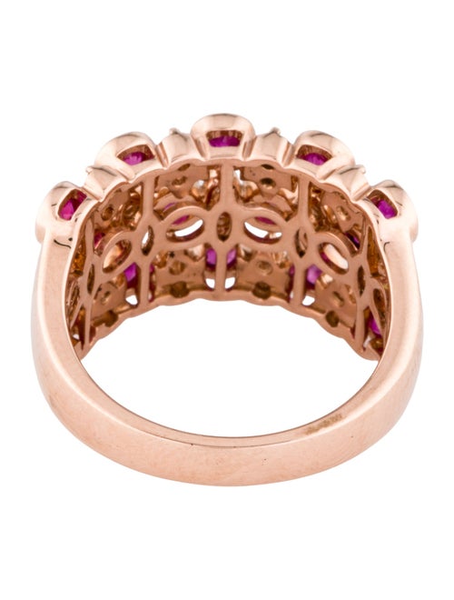 Effy Jewelry 14K Ruby & Diamond Cocktail Ring