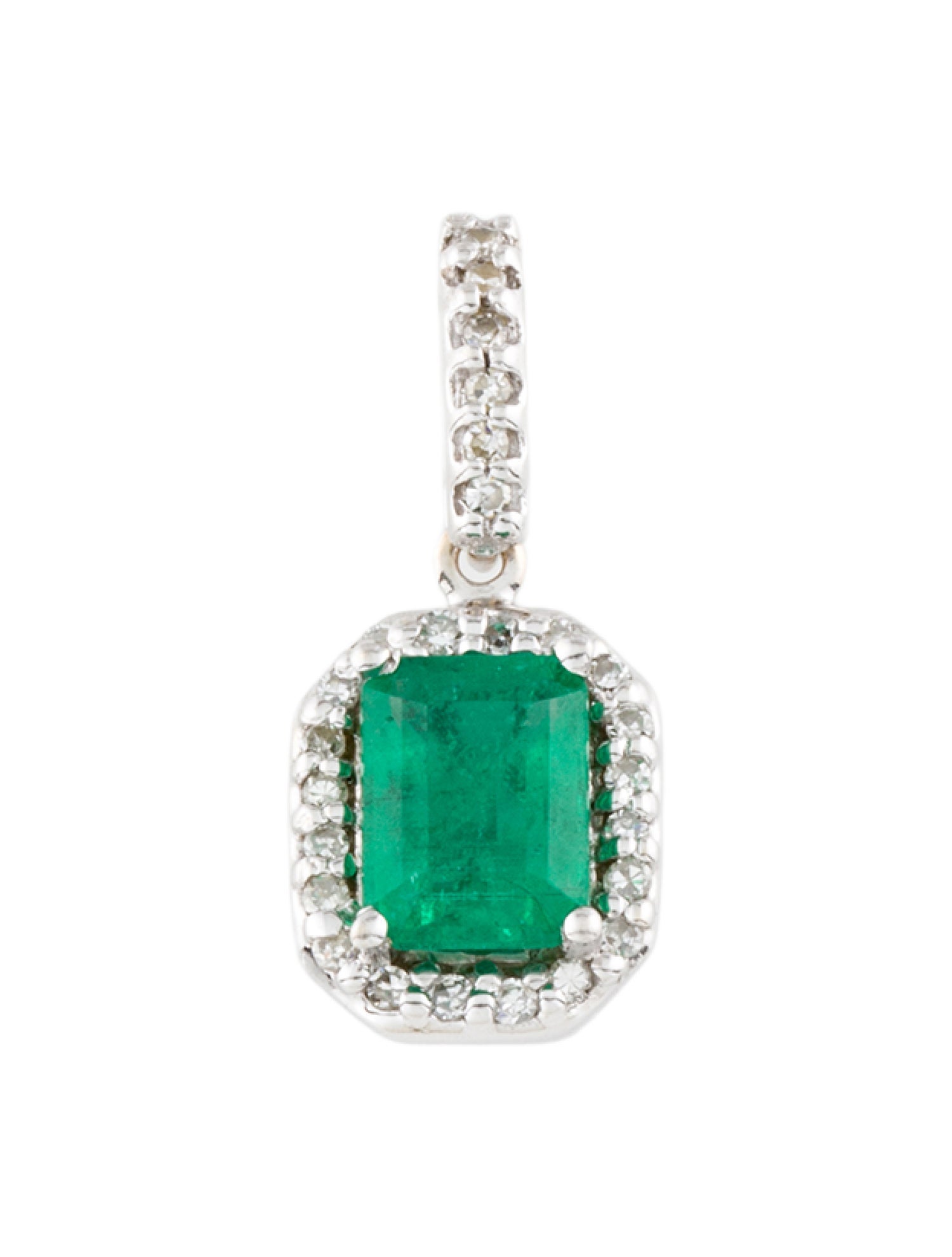 Effy Jewelry 14K Emerald & Diamond Pendant