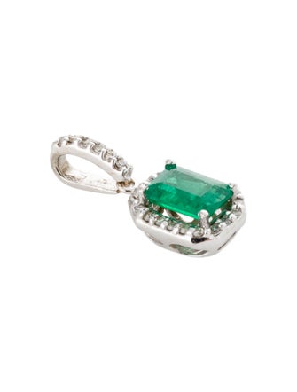 Effy Jewelry 14K Emerald & Diamond Pendant