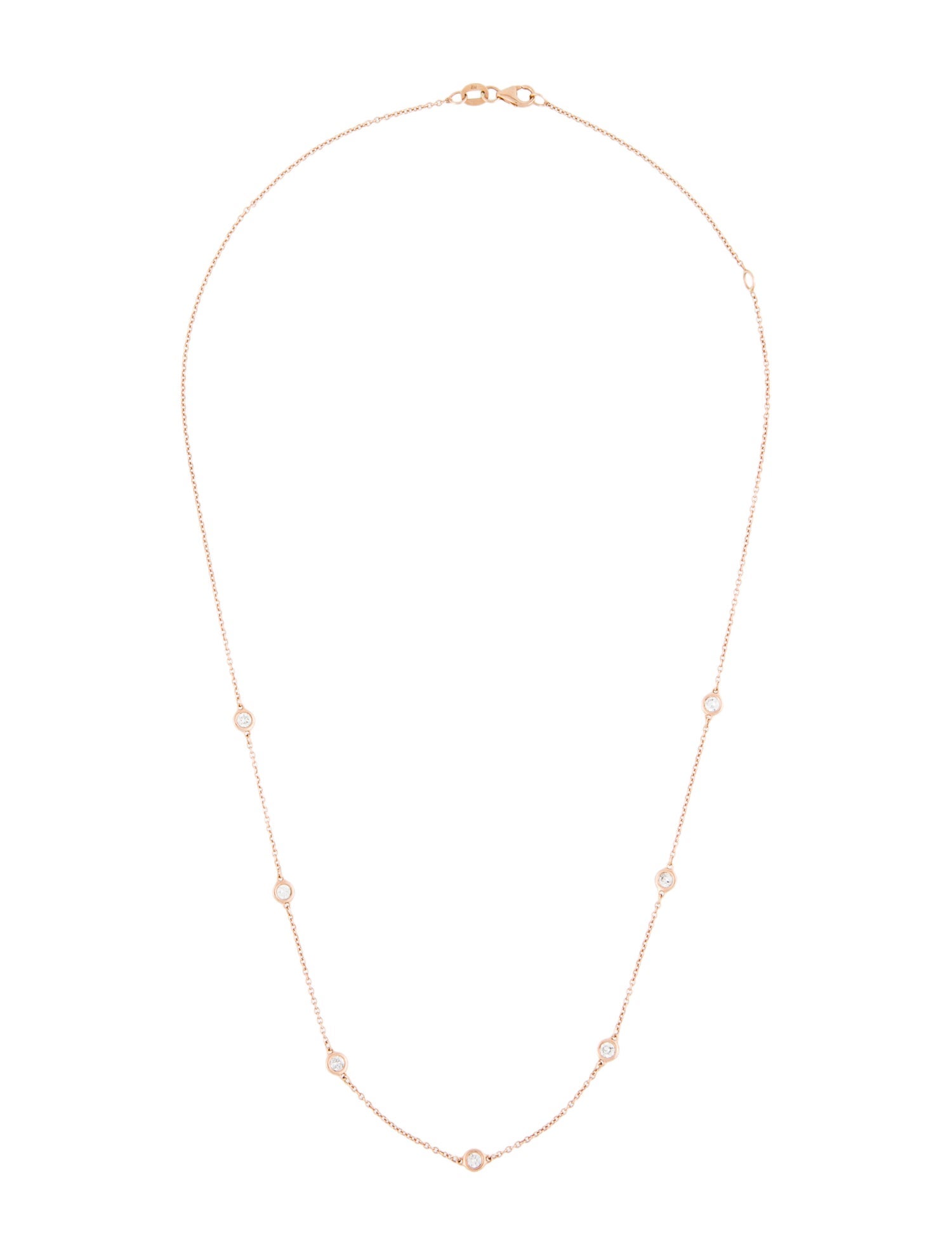 Effy Jewelry 14K Diamond Station Necklace