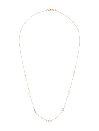 Effy Jewelry 14K Diamond Station Necklace