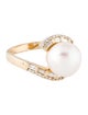 Effy Jewelry 14K Pearl & Diamond Cocktail Ring