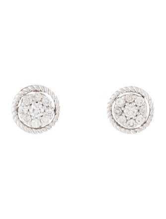 Effy Jewelry 14K Diamond Cluster Earrings