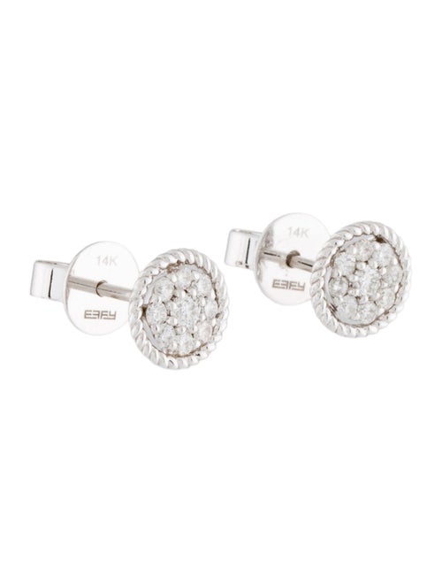 Effy Jewelry 14K Diamond Cluster Earrings