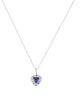 Effy Jewelry 14K 1.12ct Tanzanite & Diamond Pendant Necklace