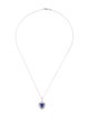 Effy Jewelry 14K 1.12ct Tanzanite & Diamond Pendant Necklace