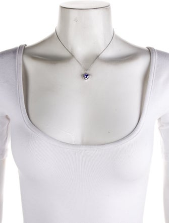 Effy Jewelry 14K 1.12ct Tanzanite & Diamond Pendant Necklace