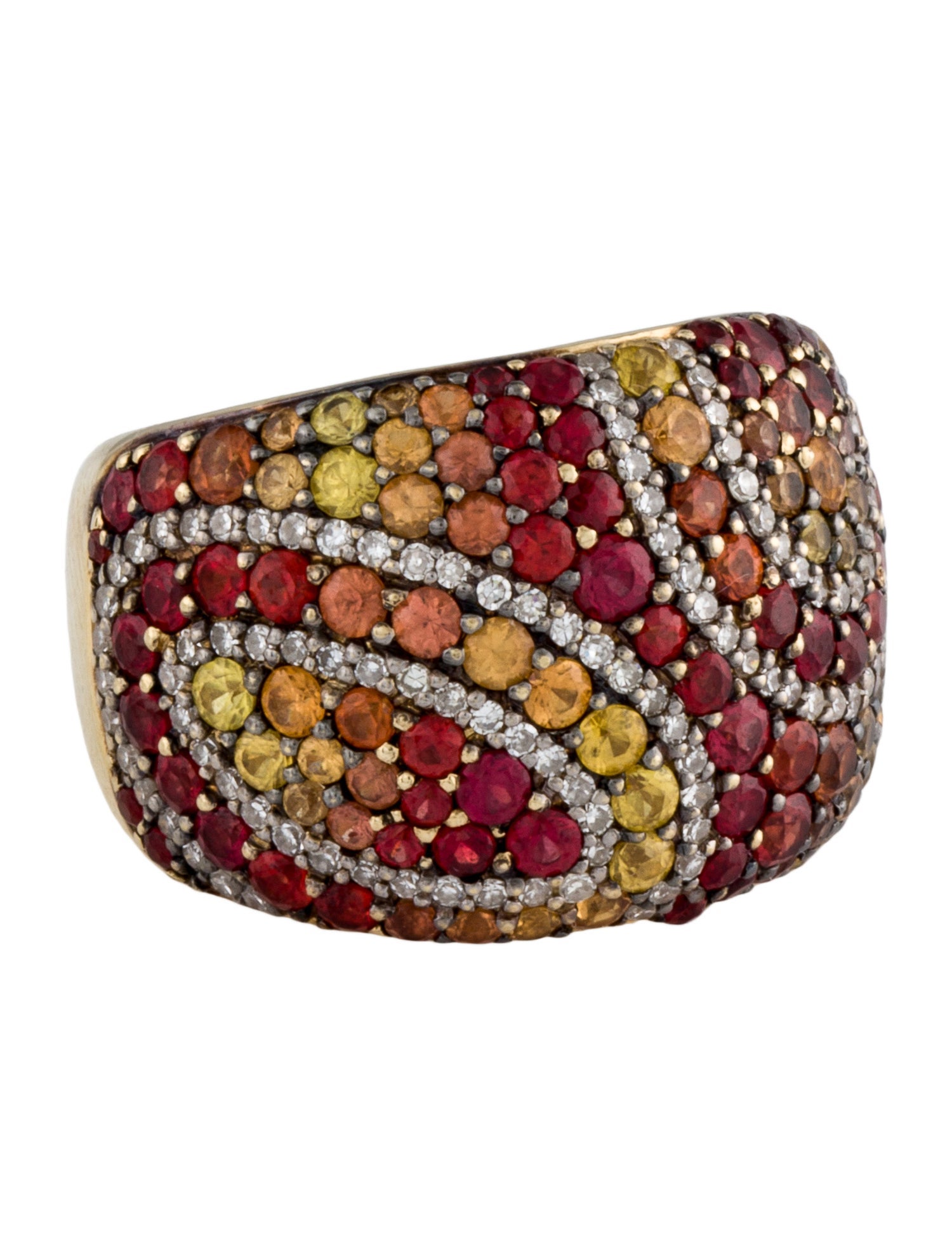 Effy Jewelry 14K Sapphire & Diamond Cocktail Ring