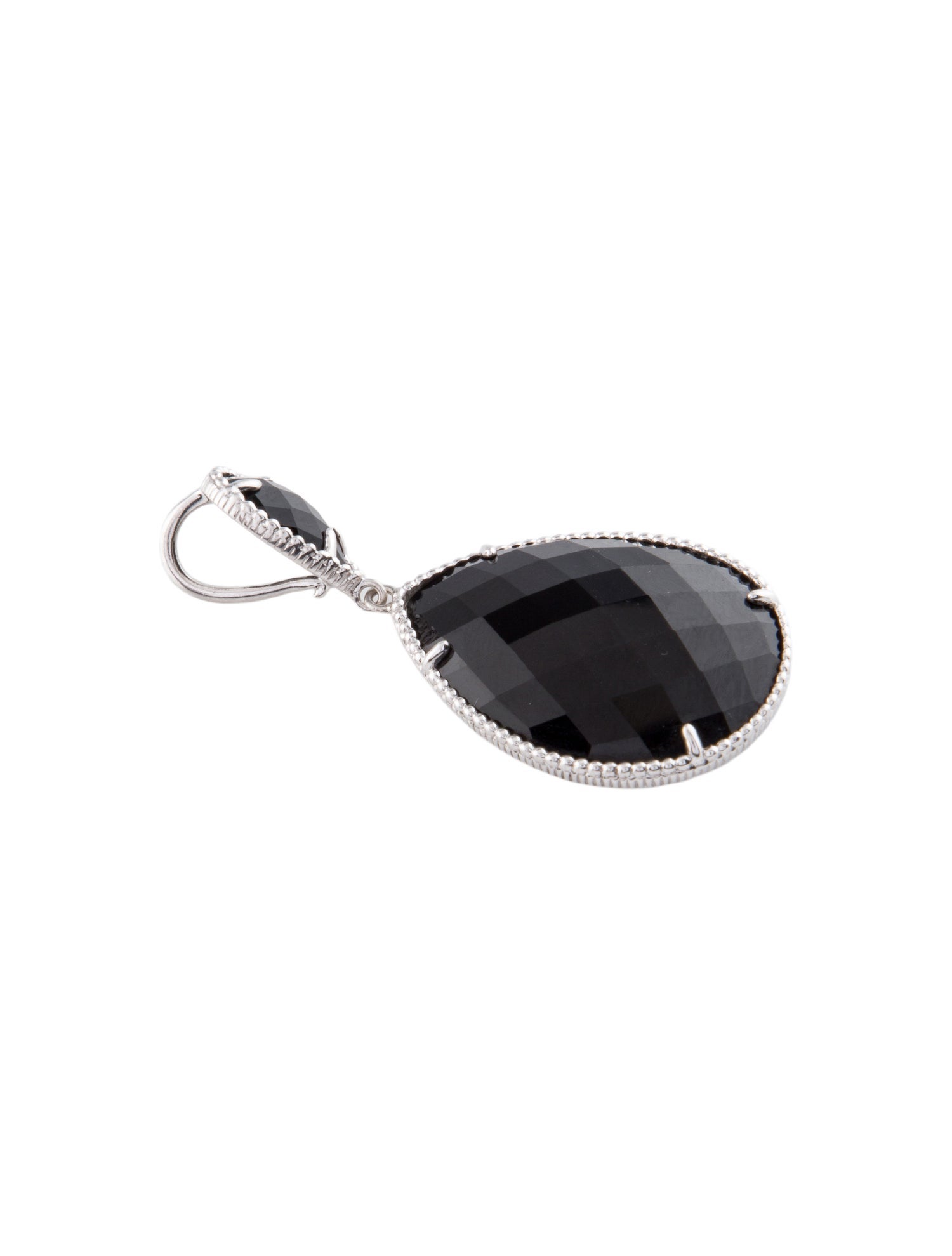 Effy Jewelry Double Onyx Drop Pendant