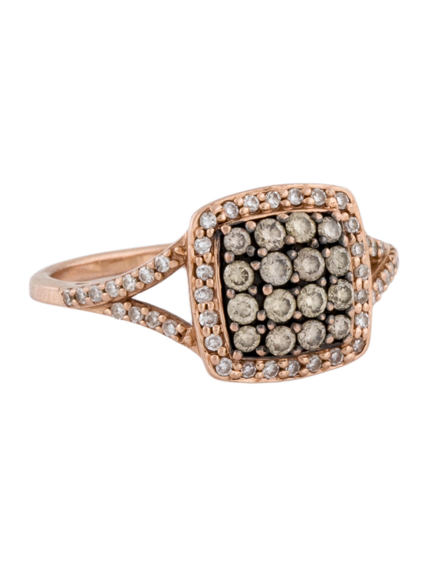 Effy Jewelry 14K Diamond Espresso Cocktail Ring