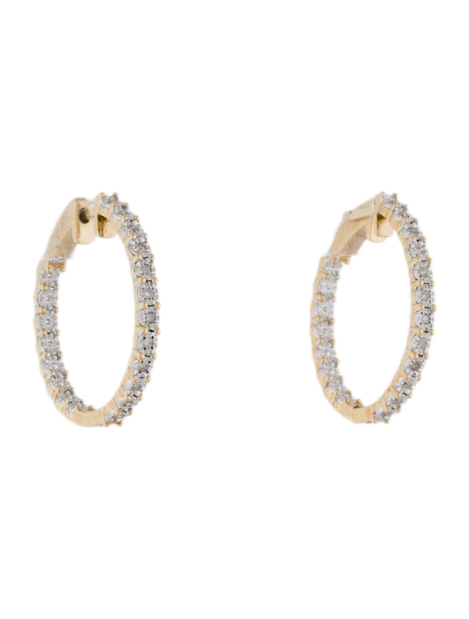 Effy Jewelry Diamond Hoop Earrings