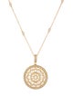 Effy Jewelry 14K Diamond Circle Pendant Necklace