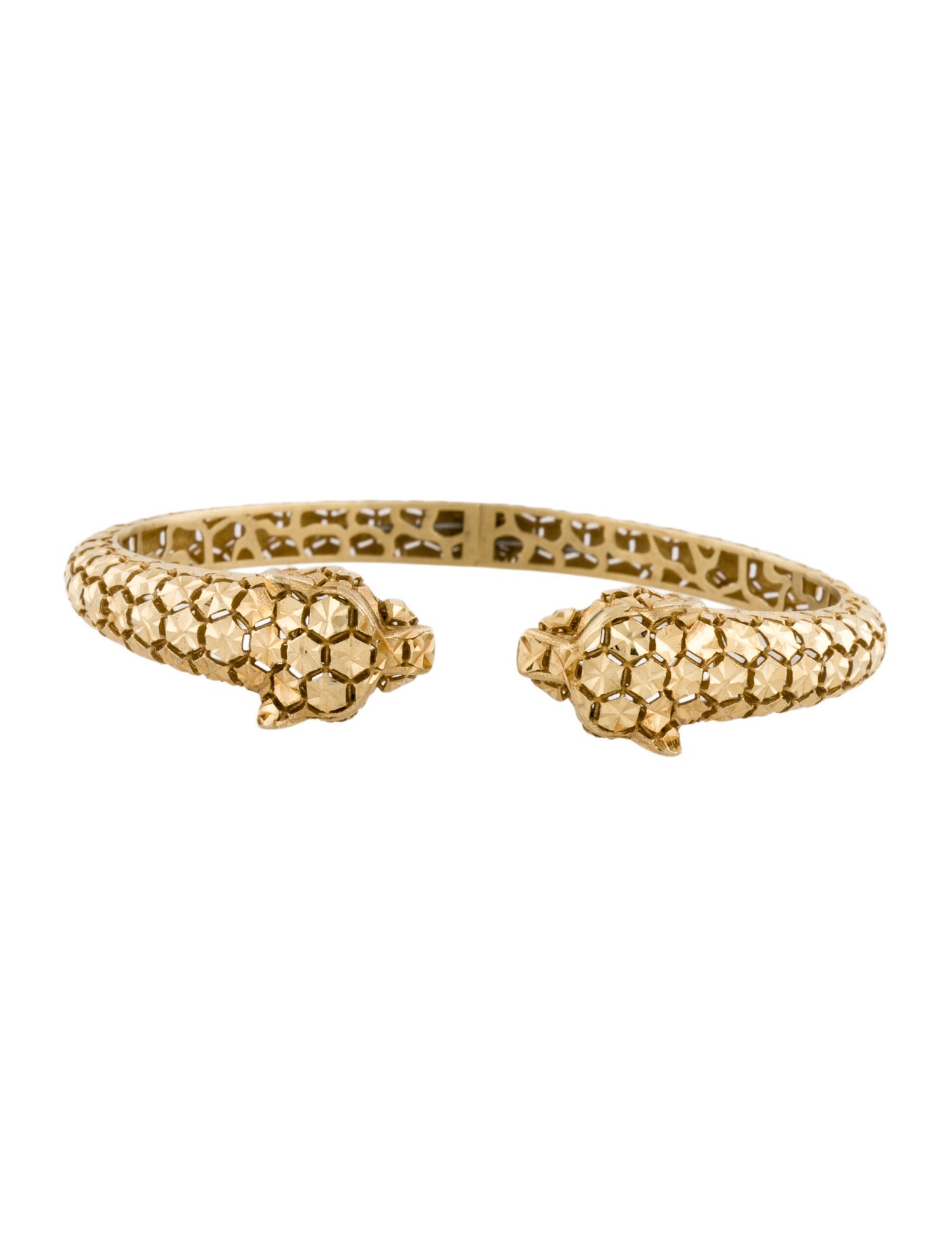 Effy Jewelry 14K Oro by EFFY® Panther Cuff Bracelet
