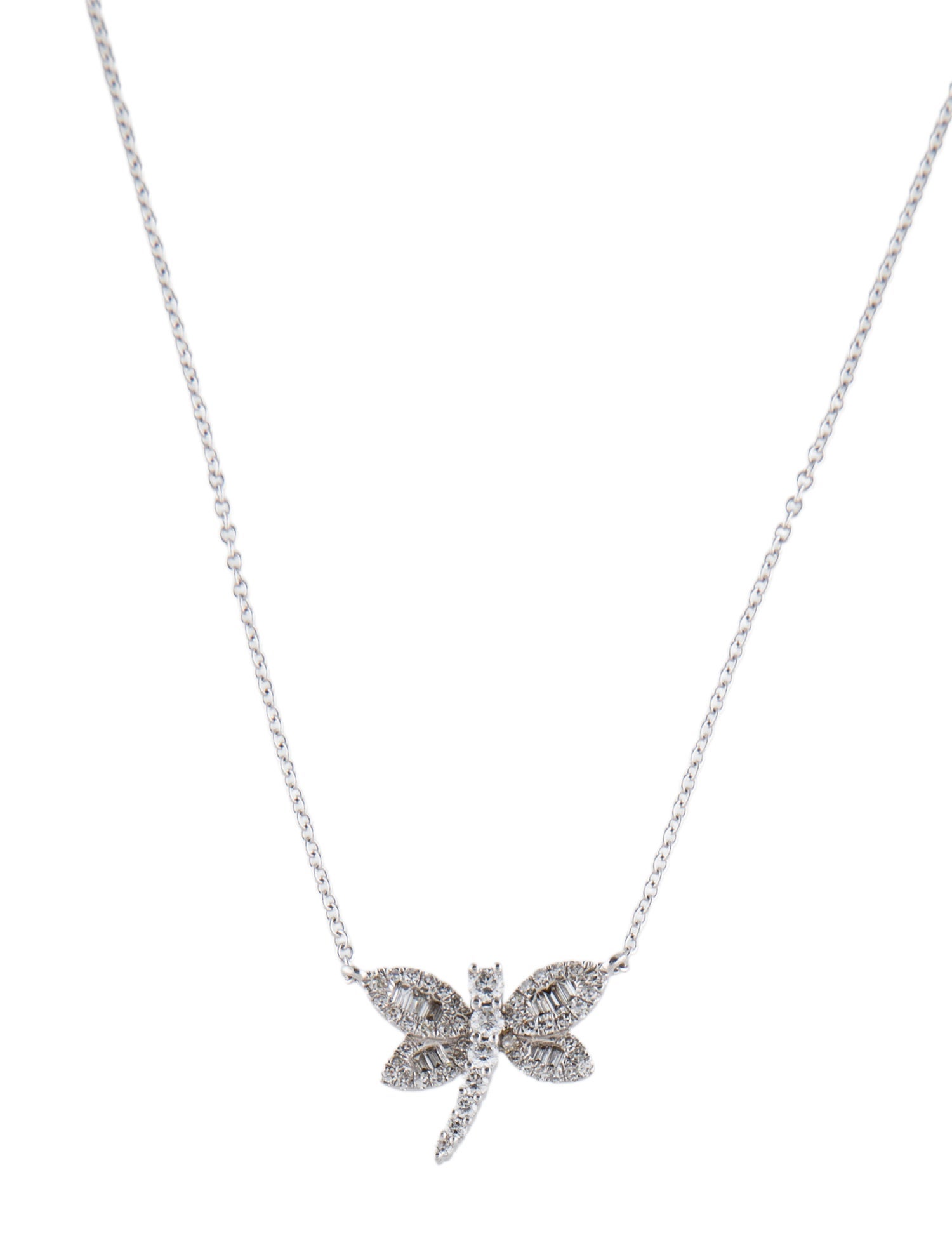 Effy Jewelry 14K Dragonfly Pendant Necklace