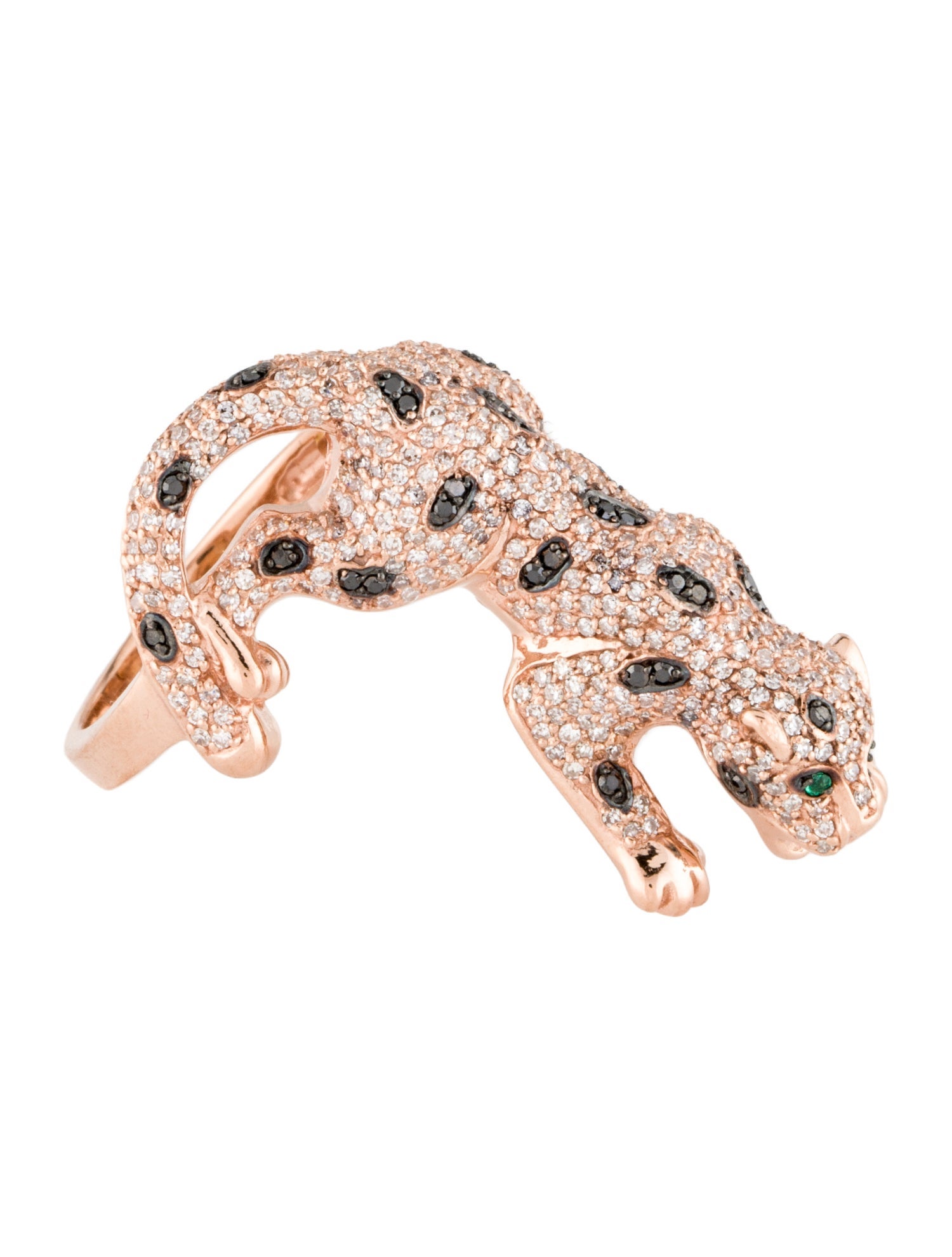 Effy Jewelry 14K 1.48ctw Diamond & Emerald Signature Cocktail Ring