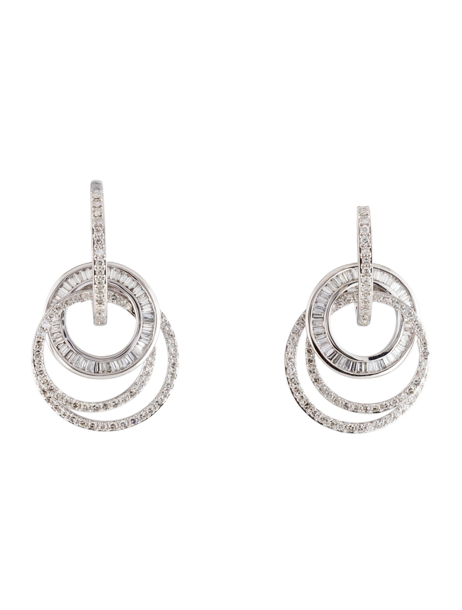 Effy Jewelry 14K 1.64ctw Diamond Drop Earrings