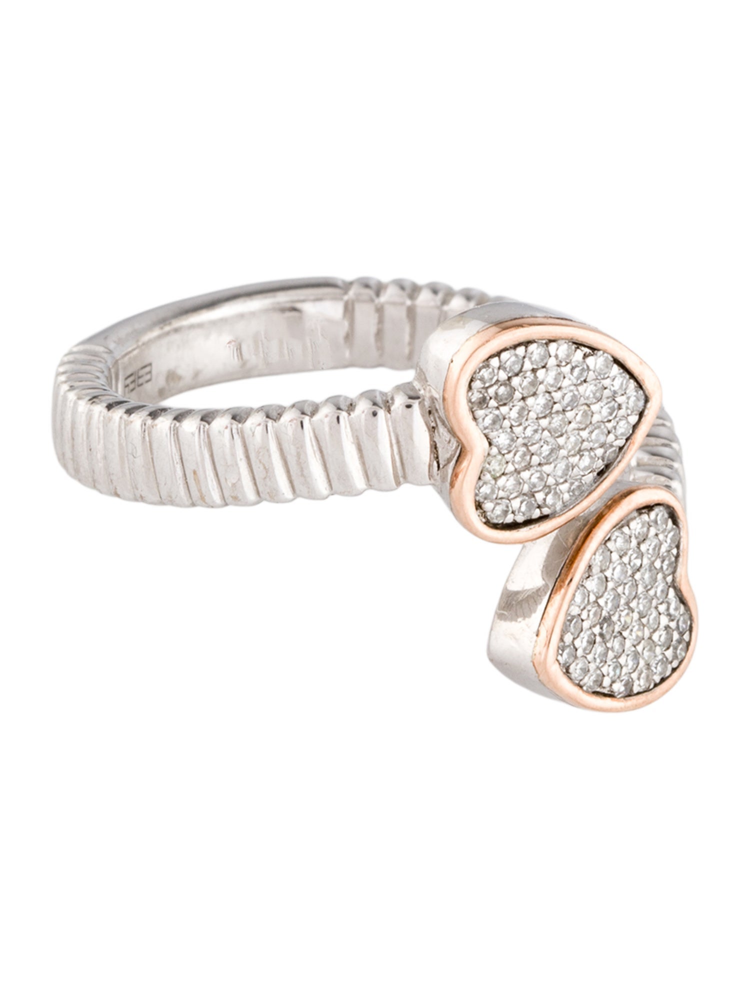 Effy Jewelry Diamond Heart Bypass Ring